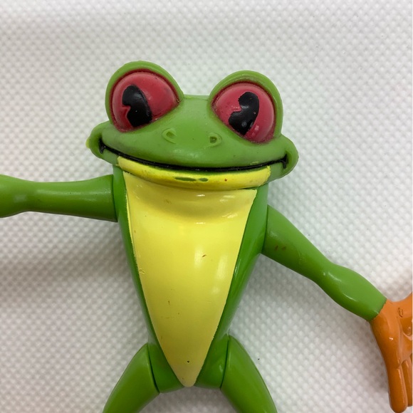 Rainforest Cafe Cha Cha The Red Eyes Tree Frog Action Figure - Picture 10 of 14